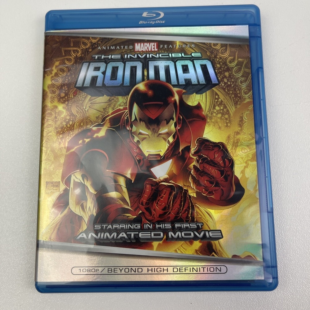 The Invincible Iron Man Blu ray Disc 2008‎ Animated Movie
